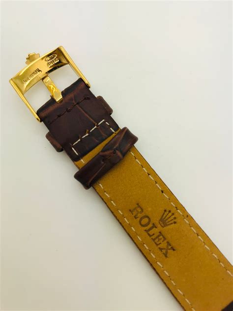 genuine rolex watch straps|Rolex watch strap gold buckle.